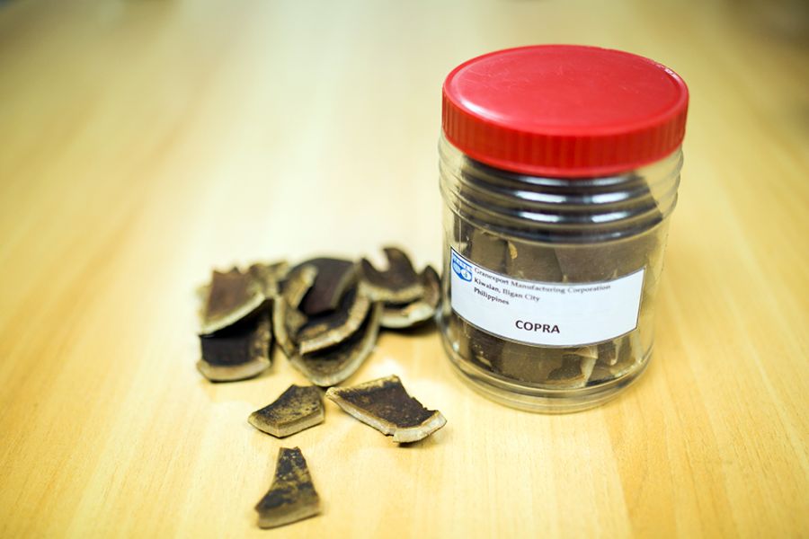 Copra sample from Granexport Manufacturing